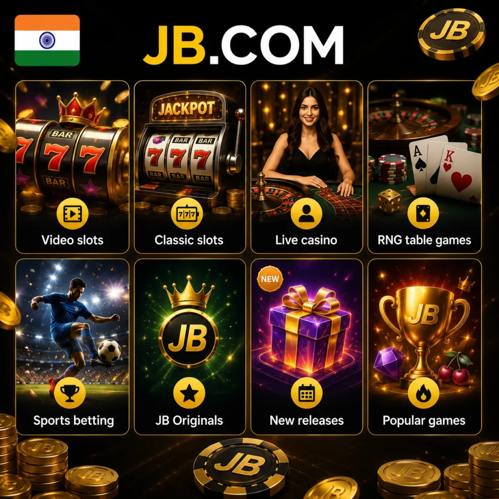 A list of games (slots, live games, original games) available on the website